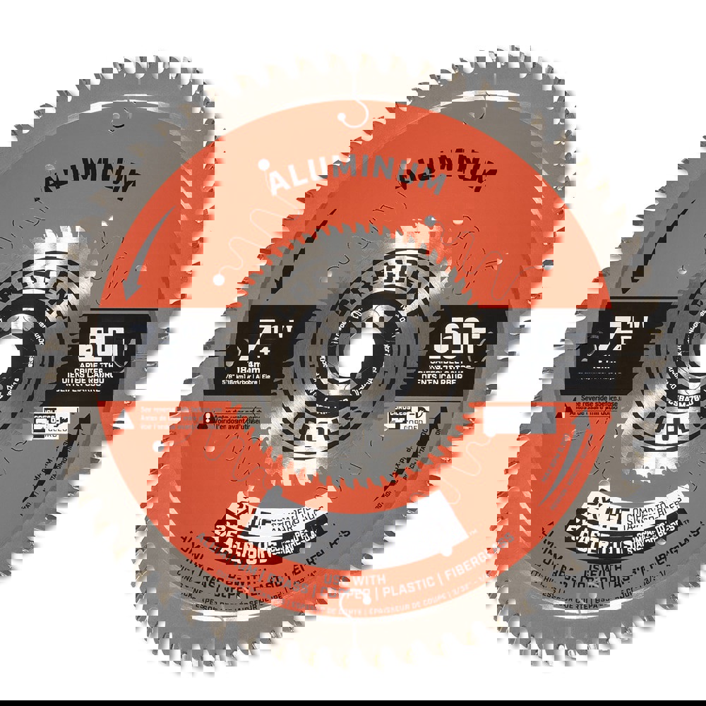 Wet & Dry Cut Saw Blade: 7-1/4